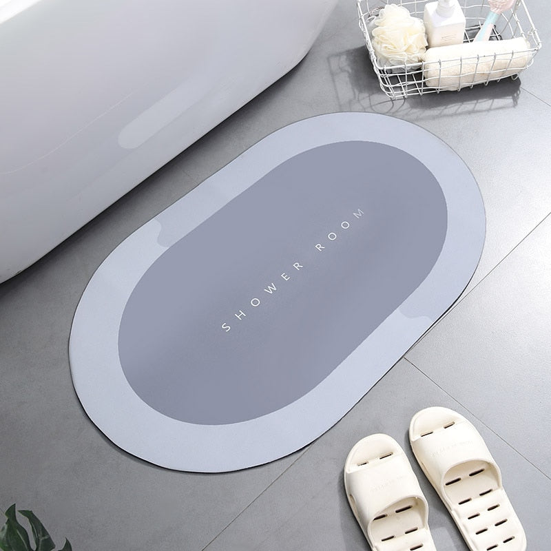 Super soft modern minimalist absorbent bathroom mats bathtub